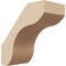 Ekena Millwork 3-inch W x 6-inch D x 6-inch H Stanfield Rough Cedar Woodgrain TimberThane Knee Brace, Primed BRCUR03X06X06STARCPR - alternate 1